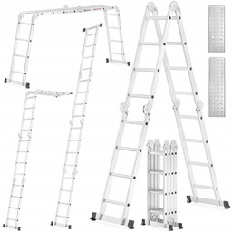 Drabina aluminiowa przegubowa składana wielofunkcyjna 4x4 Higher podest