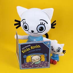 Kicia Kocia, maskotka pluszowa, 50 cm
