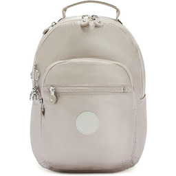 Kipling SEOUL S Mały plecak, Metallic Glow (Srebrny)