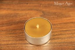 Tealight - świeca z wosku herbaciarka - kolor