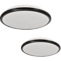 Milagro Plafon TERMA BLACK 18W LED IP44 Ø280