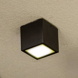 LUTEC Lampa sufitowa zewnętrzna LED GEMINI, ciemnoszara, 9