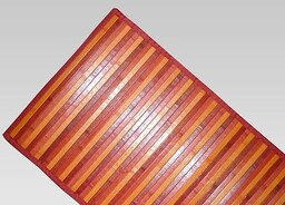 BIANCHERIAWEB Dywan Bamboo Degradè Czerwony, Przejście kuchenne 50x180