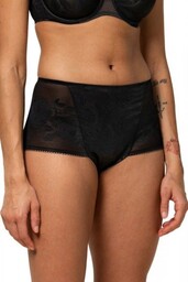 Figi damskie Triumph Wild Rose maxi czarne
