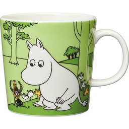 Arabia Finland MOOMIN Kubek Muminki - Muminek Zielony