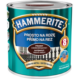 Farba Prosto Na Rdzę Ciemnobrązowy Półmat 2,5 l