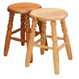 Okrągłe drewniane taborety sosnowe taboret stołek do kuchni