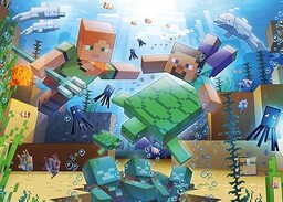 Ravensburger 12000421 - Mozaika z Minecrafta - puzzle