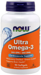 NOW Ultra Omega-3 500 EPA/250 DHA 90caps