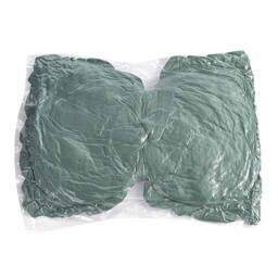 Eurofirany Poduszka dekoracyjna 35x55 Kokarda 2 miętowa obszyta