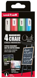 Markery kredowe PWE-5M 4 kolory ASSF15 - UNI