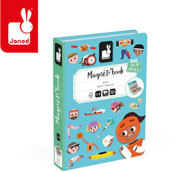 Janod, Magnetyczna układanka Sport Magnetibook