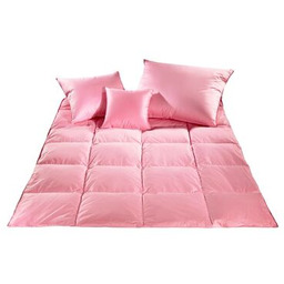 Kołdra eko pierze 140 x 200 cm różowy