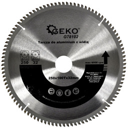 Tarcza widiowa piła do aluminium 210x100Tx32mm