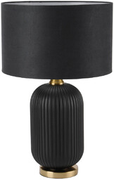 Lampa stołowa/biurkowa Tamiza, duża, czarny/złoty, 1x40W E27