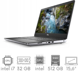 Stacja Robocza Dell Precision 7550 i7-10850H 32GB 512