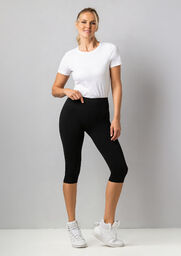 Legginsy bawełniane capri na co dzień i trening