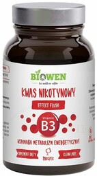 Kwas Nikotynowy - Witamina B3, Biowen, 120g
