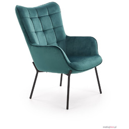 Fotel CASTEL Halmar Zielony
