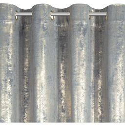 EUROFIRANY Zasłona Renia 140 x 250 cm Srebrno-złoty