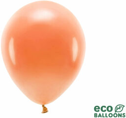 EKO Balony lateksowe pastelowe pomarańczowe - bardzo duże