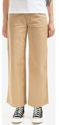 Converse spodnie Wide Leg Carpenter damskie kolor brązowy