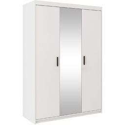 Szafa Elena 3D1L WH03 z lustrem biała