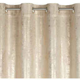 EUROFIRANY Zasłona Renia 140 x 250 cm Jasnobeżowo-złoty
