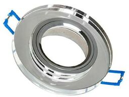 Oprawa sufitowa ozdobna MR16/GU10 szklana przeźroczysta