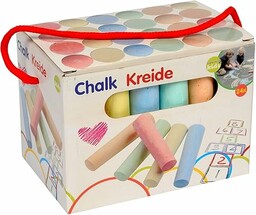 Eddy Toys- kredki na chodnik/kredki uliczne wielokolorowe-24 sztuki-10,5
