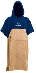 Poncho Surf Logic Navy Beige