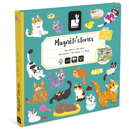 Magnetyczna rozkładana Układanka Koty Magneti''stories J05444 Janod