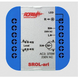 Rose&tulipani ROPAM SROL-ari bezprzewodowy, douszkowy sterownik rolety 230VAC,