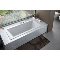 Wanna prostokątna do zabudowy Quadro Slim Besco 165