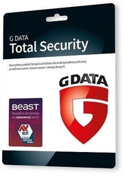 Oprogramowanie G DATA Total Security 3PC 3lata karta-klucz