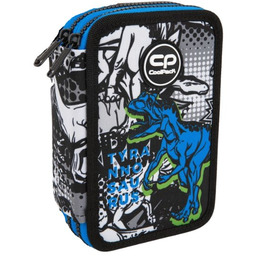 COOLPACK Podwójny PIÓRNIK Wyposażeniem JUMPER 2 T-Rex Dinozaury