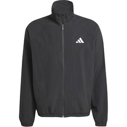 adidas Mężczyźni ESSENTIALS SMALL LOGO WINDBREAKER, Black/White, S