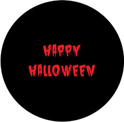 Dekoracyjny opłatek tortowy Krwawe Halloween - 20 cm