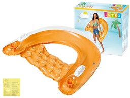 Fotel do pływania ORANGE Intex 58859