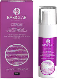 BasicLab Esteticus, stymulujące serum peptydowe, 15% kompleksu peptydów,