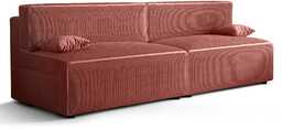 Elior Różowa rozkładana sofa - Manila 3X