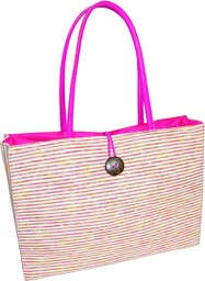 Torba plażowa, shopper różowa Semi Line