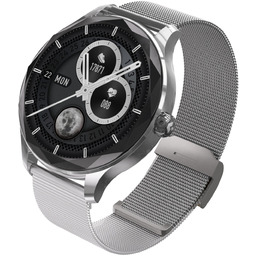 Zegarek Smartwatch Damski Garett 5904238486122 srebrny