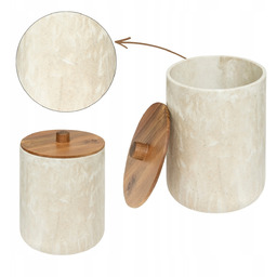 Kosz Na Śmieci 5L Łazienkowy Kompaktowy Mały Efekt