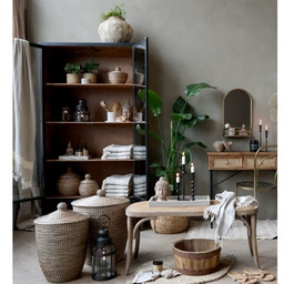 Witryna w Stylu Skandynawskim Chic Antique Czarna