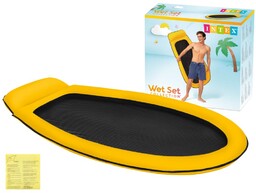 Materac plażowy do pływania MESH MATS YELLOW Intex