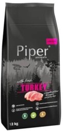 Karma sucha dla szczeniąt PIPER Junior, indyk, 12