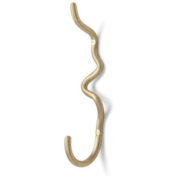 ferm LIVING - Curvature Hak Brass
