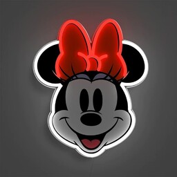 Yellowpop Neon Disney Minnie Printed Face