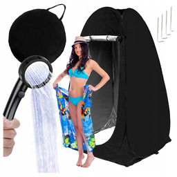 Zestaw Namiot Przebieralnia Wc Prysznic Kempingowy z Pompą